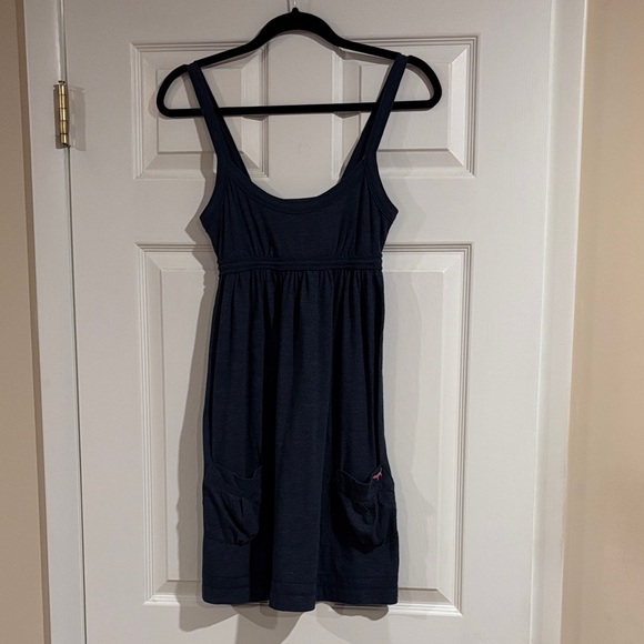 Victoria's Secret Dresses & Skirts - VTG Victoria's Secret Pink Navy Sleeveless‎ Dress size XS